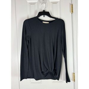 Loft Womens Black Blouse Size Small